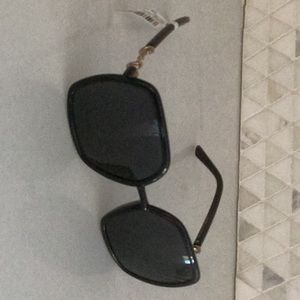 Womens Gucci horsebit square black sunglasses